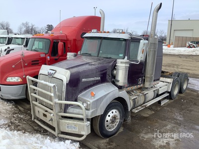 2015 Western Star 4900 6x4 T/A Sleeper Truck Tractor (Inoperable) (Glider Kit)
