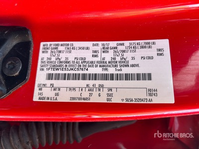 2018 Ford F-150 4x2 Crew Cab Pickup