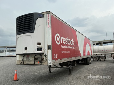 2018 CIMC 1RMR5305 53 ft x 102 in Sliding T/A Multi -Temp Refrigerated Trailer