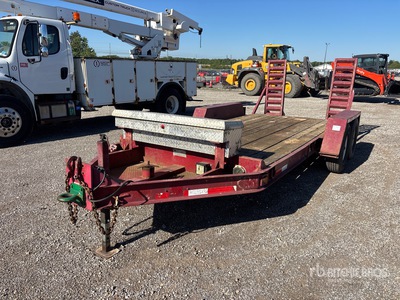 2002 Trail King TK12U-162 18 ft T/A Apparatuur aanhangwagen