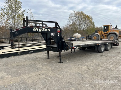 2016 Big Tex 22GN-20BK+5MR 20 ft T/A Gooseneck Equipment Trailer