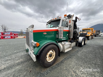 1997 Hiab 250-5 10500 kg Knuckle Boom on 1999 Peterbilt 378 6x4 Boom Truck (Inoperable)