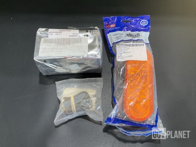 (2) Switches, (8) Lights, (25) Webbing Straps & Assorted Items
