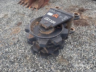 22 in Excavator Compaction Wheel - Fits Cat 320