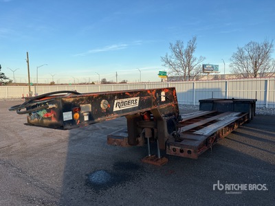 T/A Double Drop Removable Gooseneck Lowboy Trailer