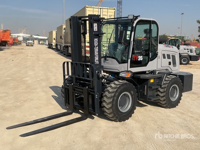 TANGYU TY3500 3.5 ton 4x4 Rough Terrain Forklift (Unused)