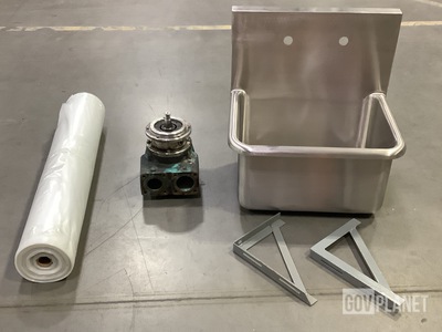 (1) Roll of Polyethylene Film, (2) Pumps & (1) Sink Assembly