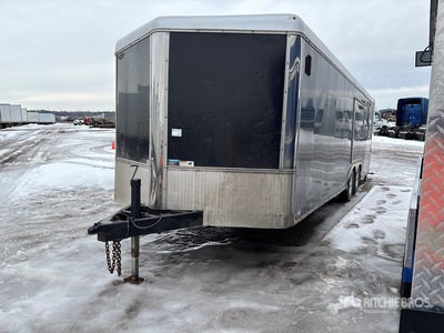 2015 H & H 24 ft T/A Remolque Cerrado