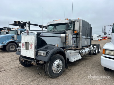 2019 Kenworth W900 8x4 Tri/A Sleeper Truck Tractor (Inoperable)