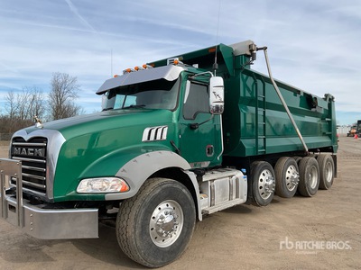 2016 Mack GU813 6x4 Quad/A Dump Truck
