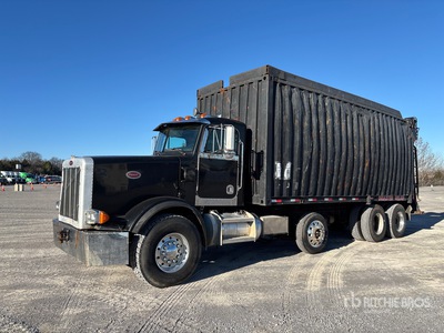 Hood loaders 7000 Knuckle Boom on 1993 Peterbilt 378 8x4 Grapple Truck