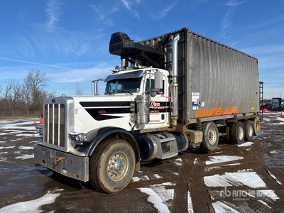 2023 Palfinger M13A98 9150 lb Knuckle Boom on 2012 Peterbilt 388 10x4 Grapple Truck