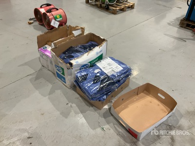 Quantity of (3) Boxes of Disposable Overalls (120 per box) Clothing Accessories (Unused)