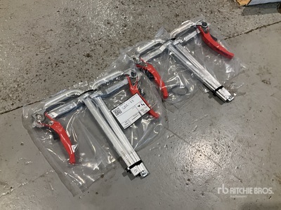Quantity of (4) Heavy Duty Ratchet Welding Clamps 200mm x 120mm متفرقات  (Unused)