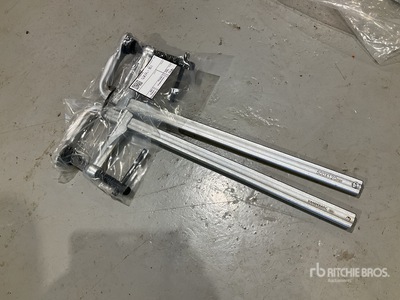 Quantity of (2) Heavy Duty Ratchet Welding Clamps 500mm x 120mm متفرقات  (Unused)
