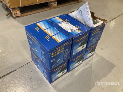 Quantity of (6) 2500lbs 3 Speed Winch (Unused)