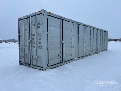 2025 40 ft High Cube Multi-Door Storage Container