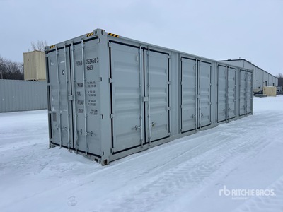 2025 40 ft High Cube Multi-Door Storage Container