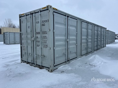 2025 40 ft High Cube Multi-Door Contenedor de almacenamiento