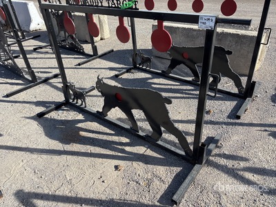 Big Daddy Large Bobcat AR500 Shooting Target (Unused)