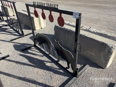 Big Daddy Large Hogs & Coyotes AR500 Shooting Target (Unused)