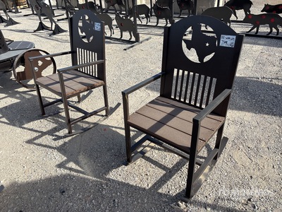 Big Daddy Texas Edition - Pair of Rocking Chairs (Unused)