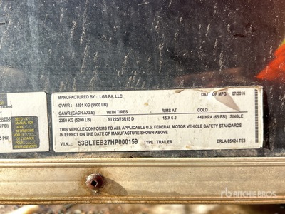 2017 Look 24 ft T/A Przyczepa zamknięta