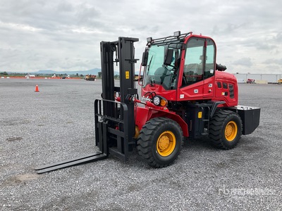 2025 KUL RTF-3500 7700 lb 4x4 Montacargas Todo Terreno (Sin Usar) / を見 Rough Terrain Forklift (Unused)