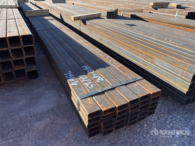 Quantity of (30) 0 ft 1 in x 2 in 11 Ga Rectangular Tubes