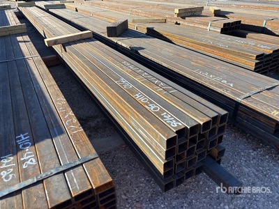 Quantity of (30) 0 ft 1 1/2 in x 1 1/2 in x 24 ft 14 Ga Square Tubes