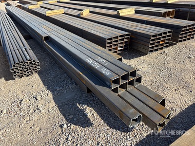 Quantity of (15) 0 ft 2 1/2 in x 2 1/2 in 11 Ga Square Slangen