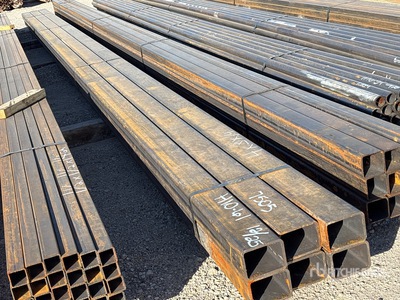 Quantity of 3 in x 4 in x 1/4 in Rectangular Tubes