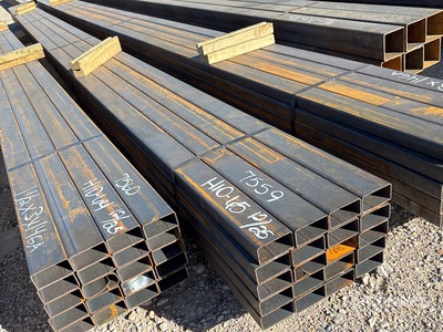 Quantity of (20) 0 ft 1 1/2 in x 3 in x 24 ft 14 Ga Rectangular Slangen