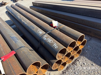 Quantity of (10) 5 1/2 in x 7 ft Sch 40 Pipe