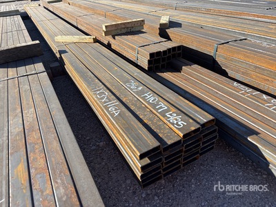 Quantity of (20) 0 ft 1 in x 3 in x 20 ft 11 Ga Rectangular Tubes