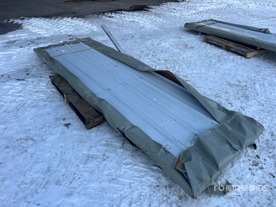 Quantity of (50) 2026 SKLP SK-XH50 10 ft Sheets Galvalume Steel Siding Roofing (Unused)