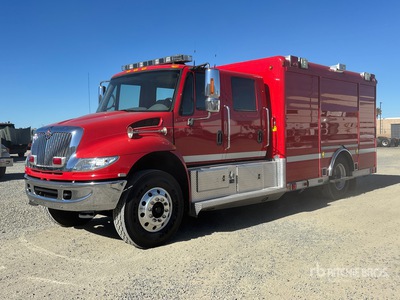 2007 International 4400 4x2 Crew Cab Fire Truck