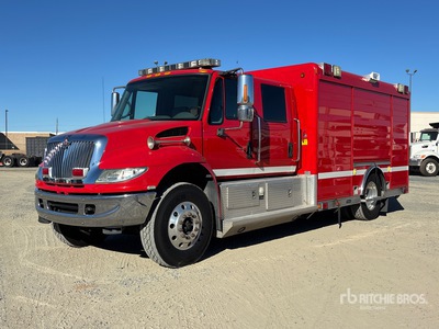 2007 International 4400 4x2 Crew Cab Fire Truck