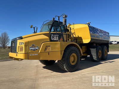 2015 Cat 745C 9000 gal 6x6 9000 gallon water tank Gelenkwasserwagen