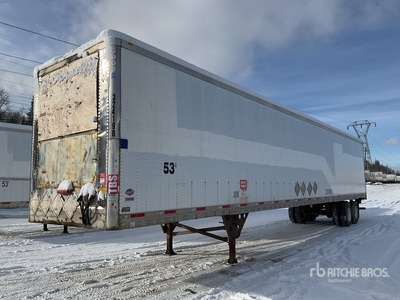 2008 Utility 3000R 53 ft x 102 in T/A Van Trailer