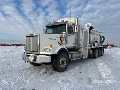 2009 Custom Vac Services on 2009 Western Star 4900SA 8x6 Vacuum Tanker Truck