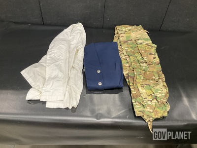 (5) Food Service Uniform Smocks, (13) Men’s Coats & Assorted Items