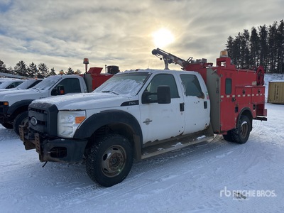 2012 Ford F-550 XL 4x4 Crew Cab Service Truck (Inoperable)