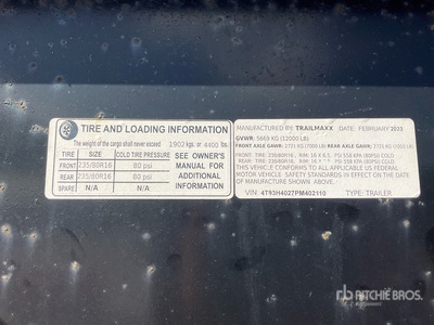 2023 Trailmax 40 ft T/A Gooseneck Plant Trailer