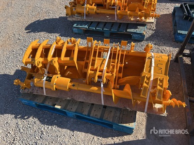 Quantity of (8) 2025 GIYI VCA-8 Mini Excavator Attachments (Unused)