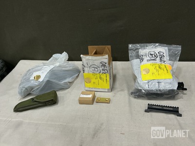 (7) Wear Plates, (16) Accessory Rail Assemblies & Assorted Items