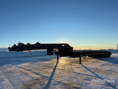 2018 Aspen 60 ton 16-Wheel Single Drop 低床トレーラー