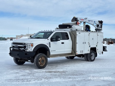 2022 Ford F-550 XLT 4x4 Extended Cab サービスカー