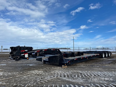 2014 Gerrys KLH702 24-Wheel Double Drop Removable Gooseneck Lowboy Trailer