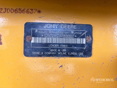 2014 John Deere 724K Wheel Loader